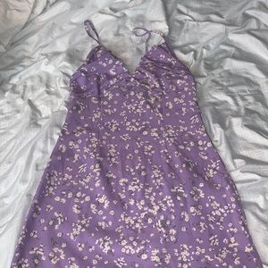 Beautiful purple floral dress!